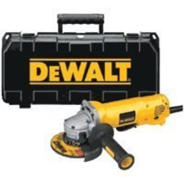 Dewalt DeWALT DWE402K/D28402K Angle Grinder Kit, 5/8-11 UNC Spindle, 4-1/2 in Dia Wheel DWE402K/D28402K